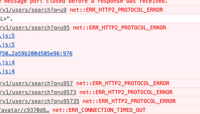 Err http 2 protocol error как исправить